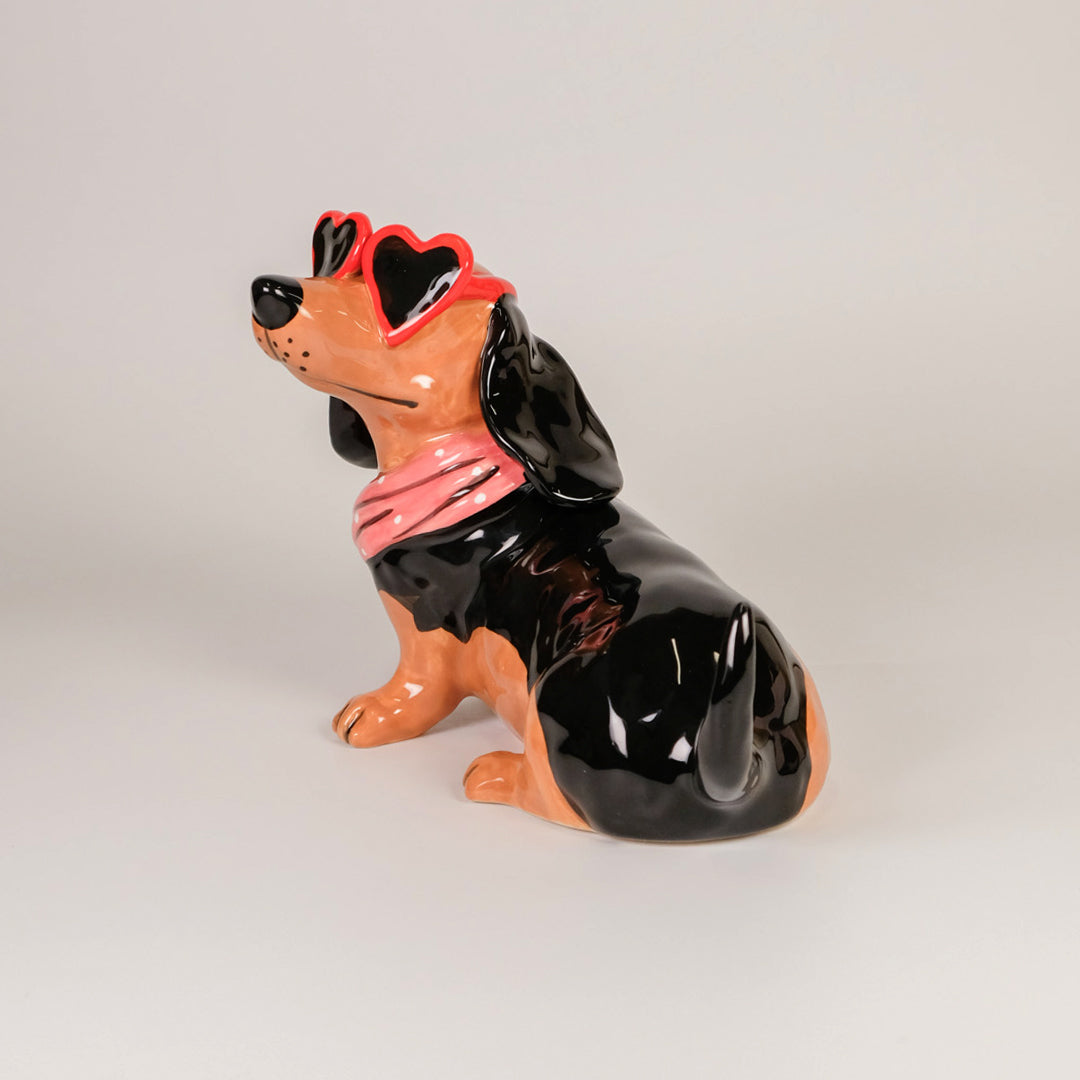 Hal Dachshund Val Dog Figurine