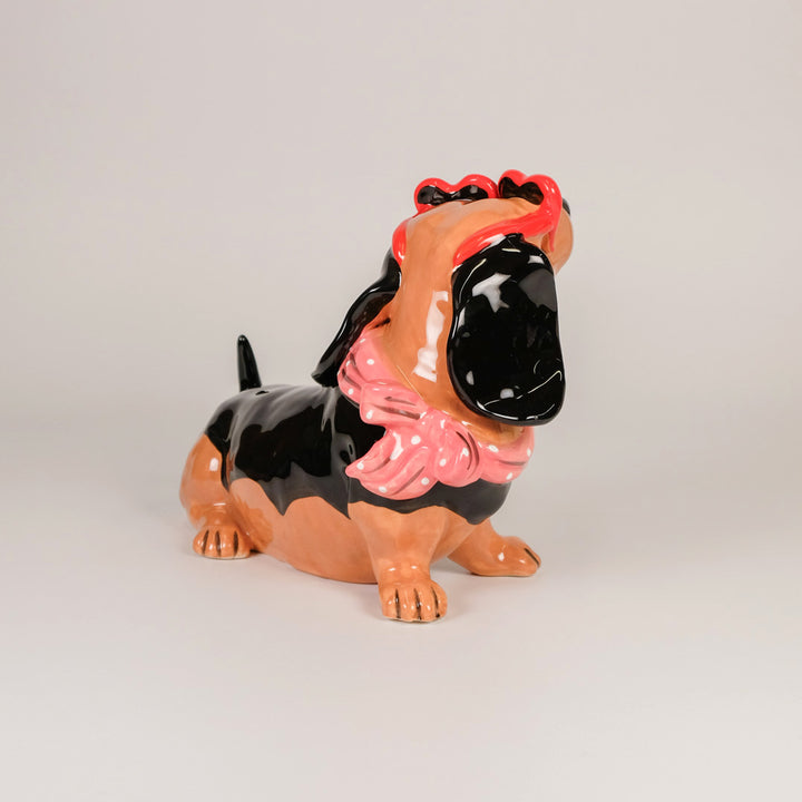 Hal Dachshund Val Dog Figurine