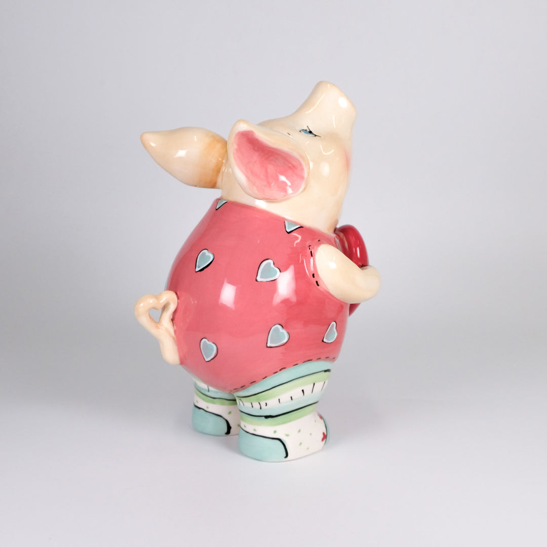 I Wuv You Piglet Figurine