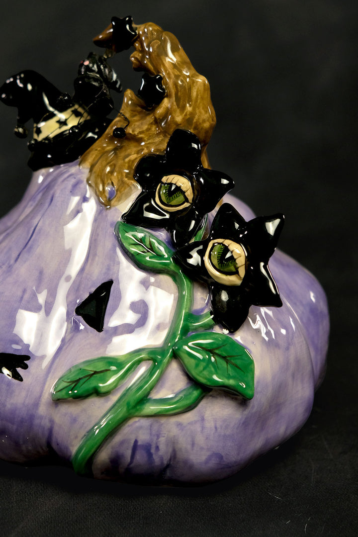 Purple Pumpkin Decor