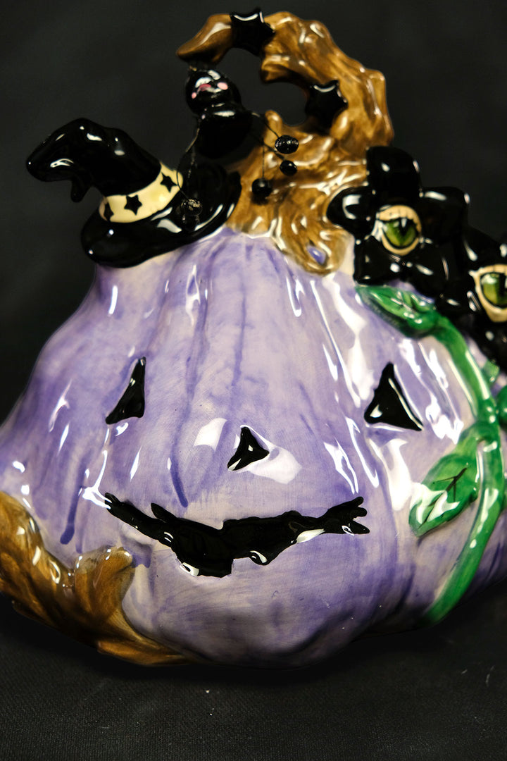Purple Pumpkin Decor
