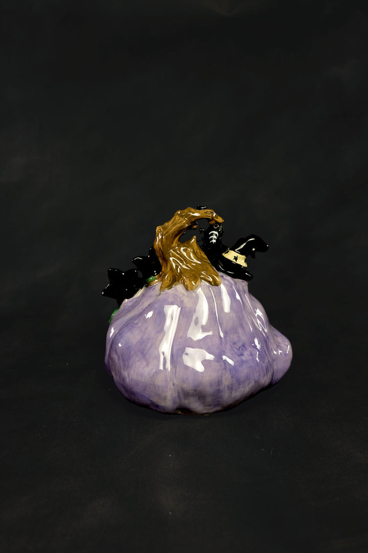 Purple Pumpkin Decor