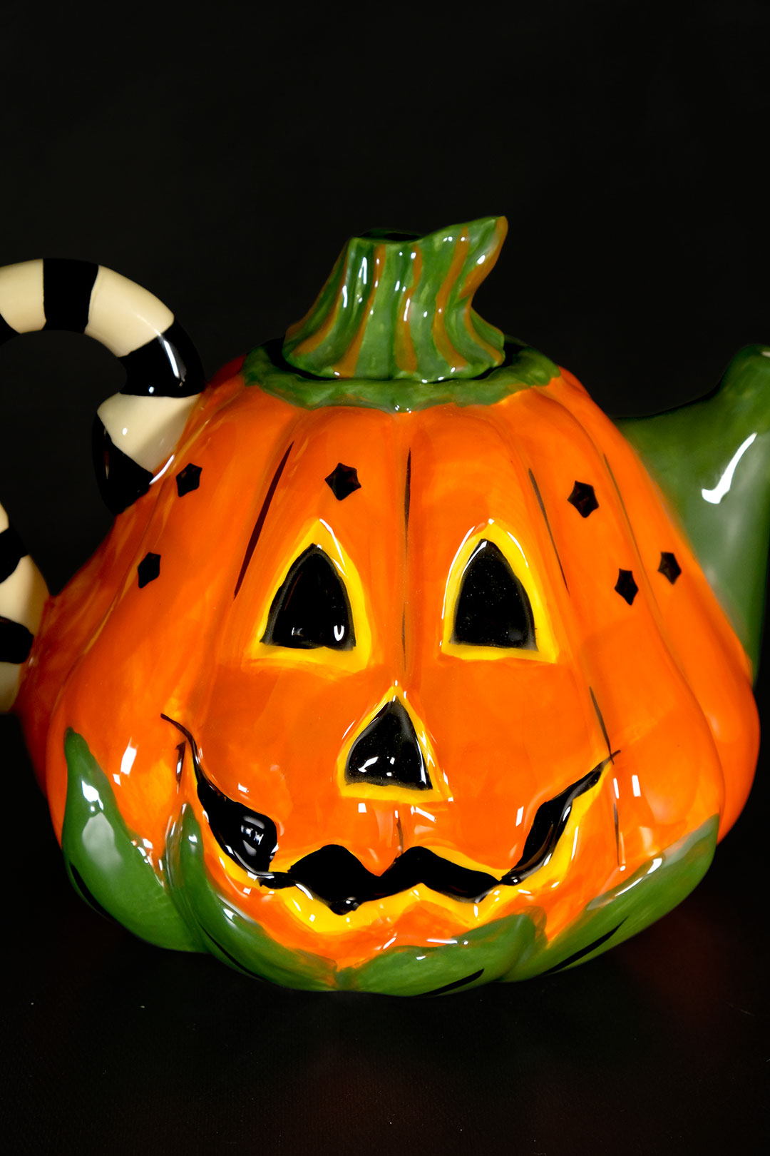 Orange Pumpkin Teapot
