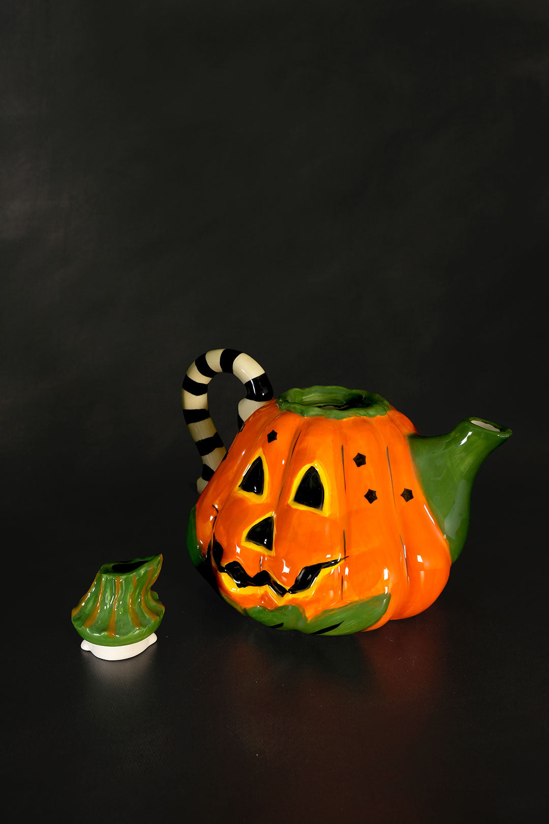 Orange Pumpkin Teapot