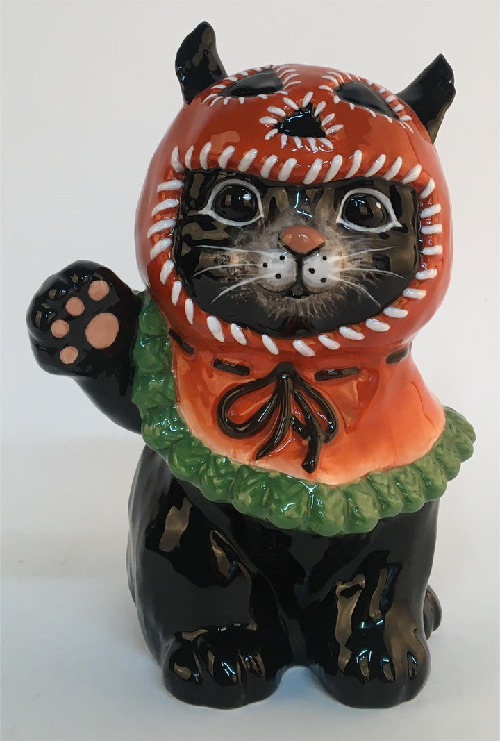 PumpkinHead Cat Figurine