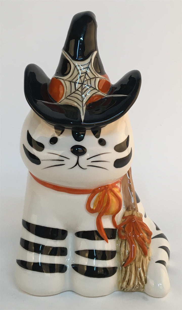 Witchy Cat Figurine