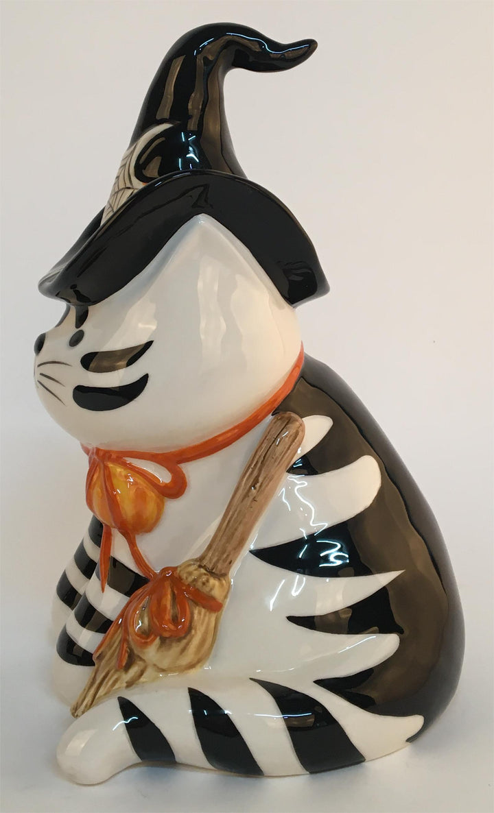 Witchy Cat Figurine