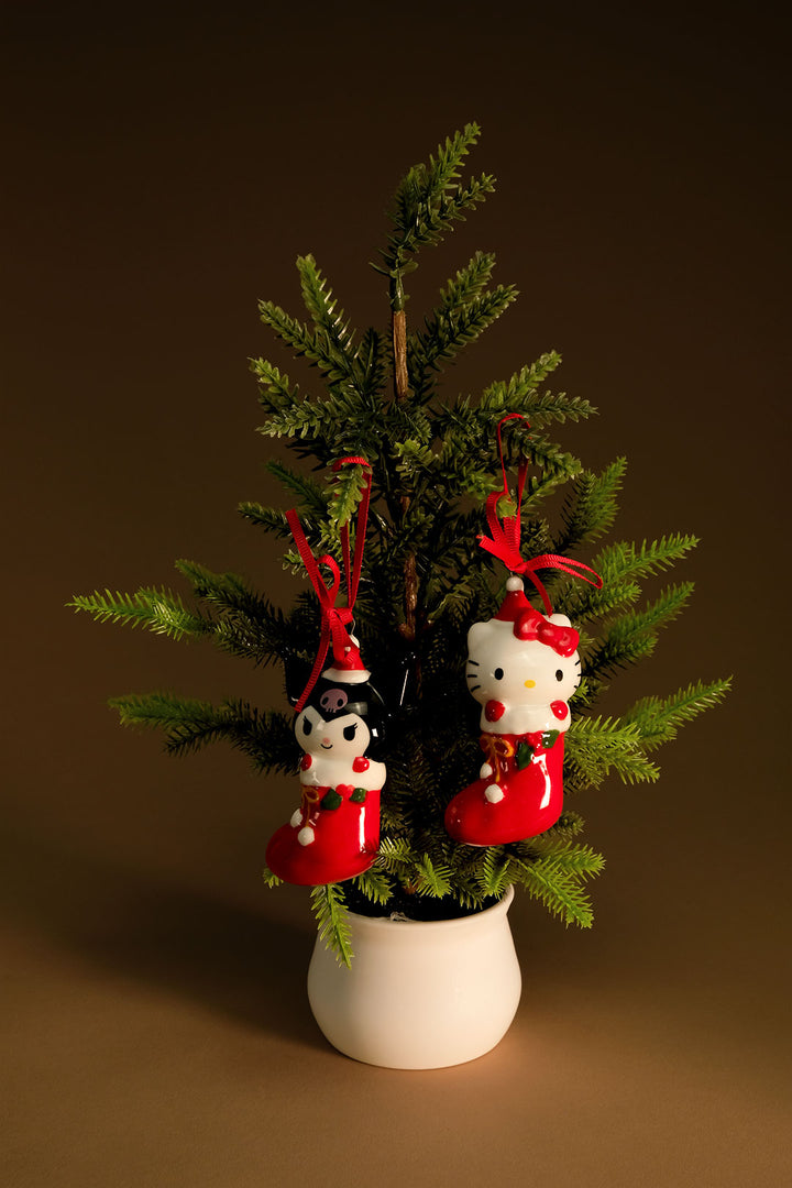 Hello Kitty and Kuromi Holiday Ornament Gift Set