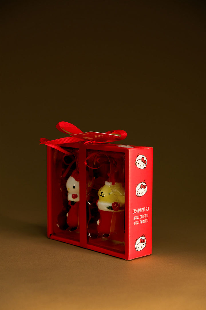 Hello Kitty & Pompompurin Holiday Ornament Gift Set