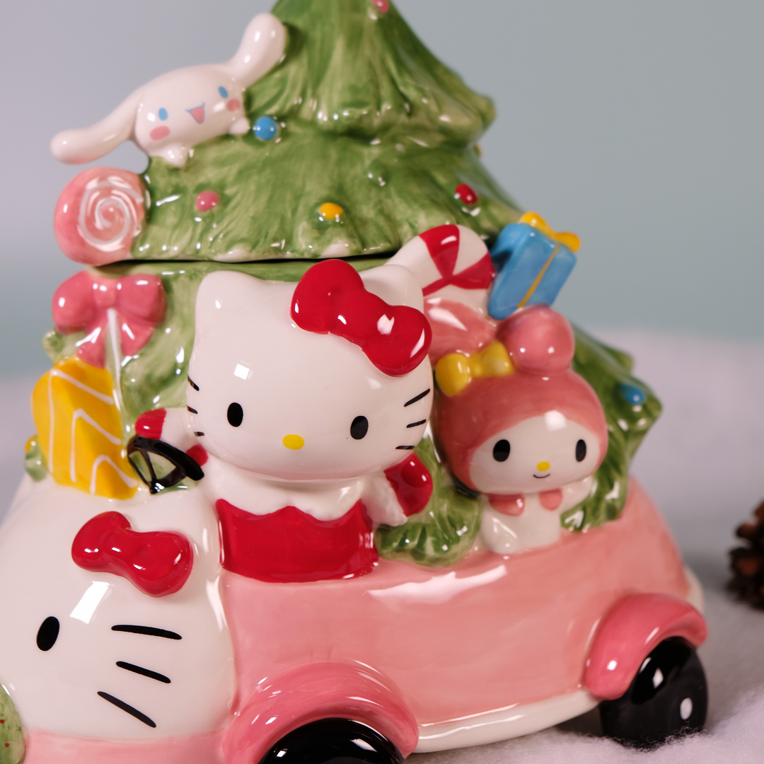 Hello Kitty and Friends Holiday Joy Ride Cookie Jar