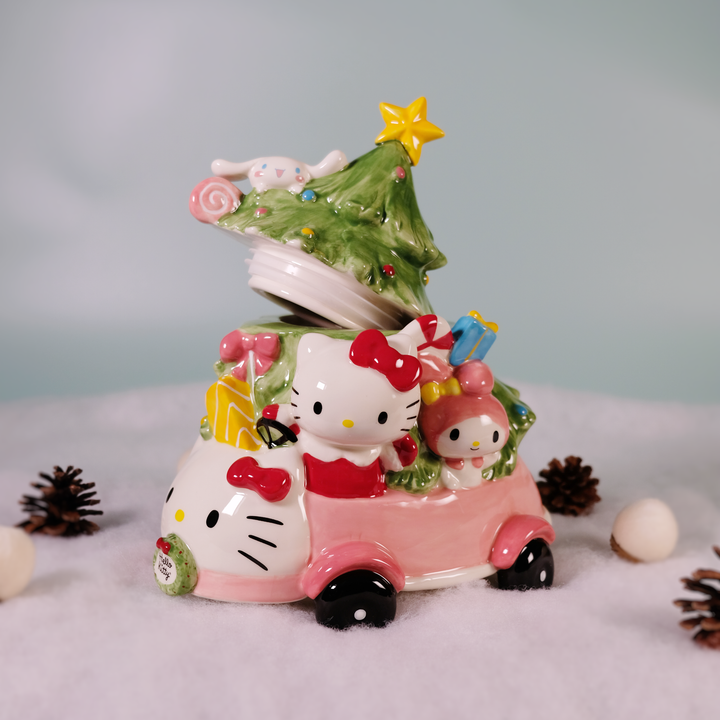 Hello Kitty and Friends Holiday Joy Ride Cookie Jar