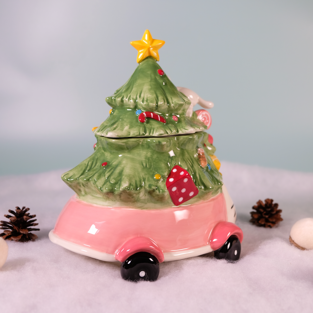 Hello Kitty and Friends Holiday Joy Ride Cookie Jar