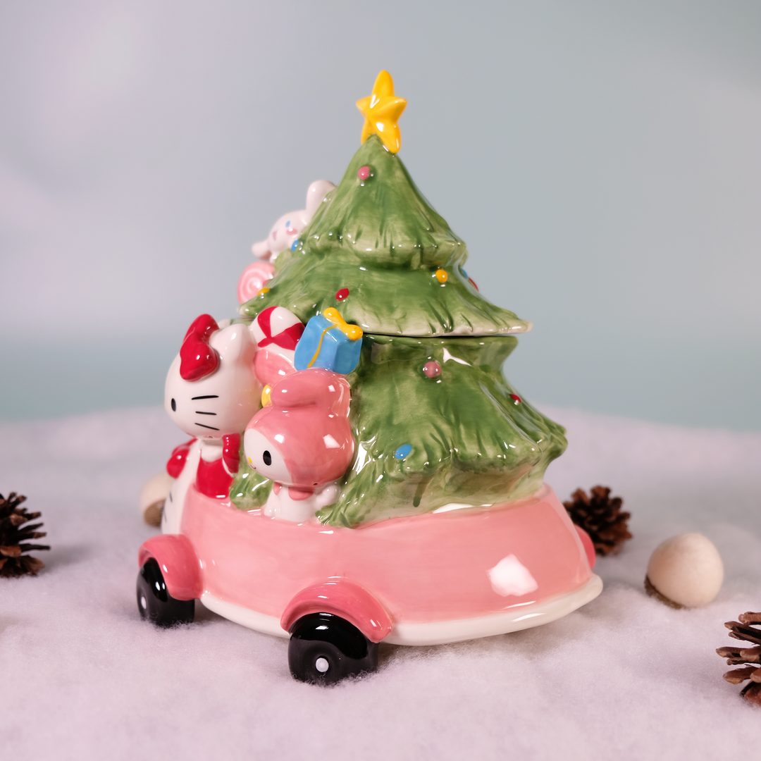 Hello Kitty and Friends Holiday Joy Ride Cookie Jar