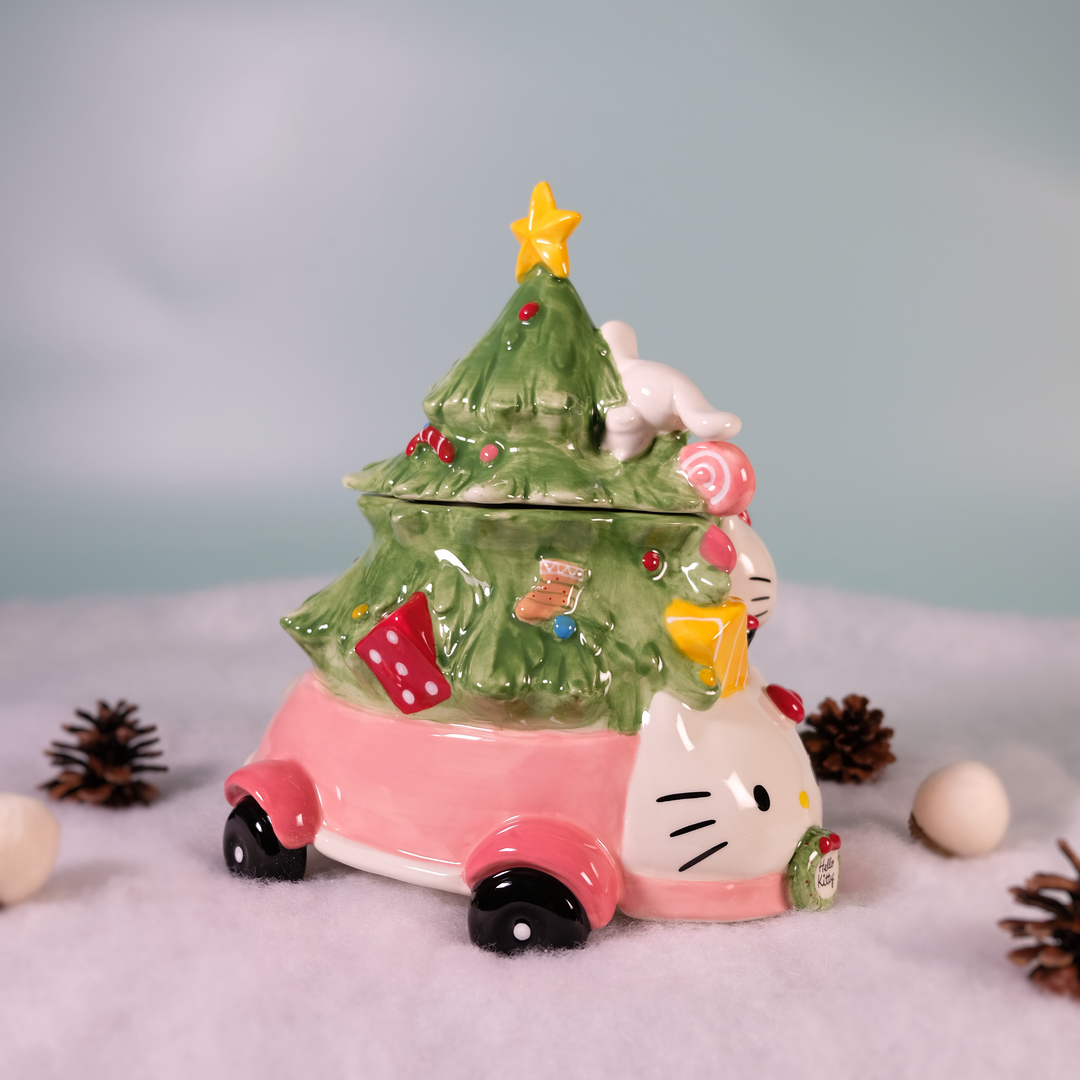 Hello Kitty and Friends Holiday Joy Ride Cookie Jar