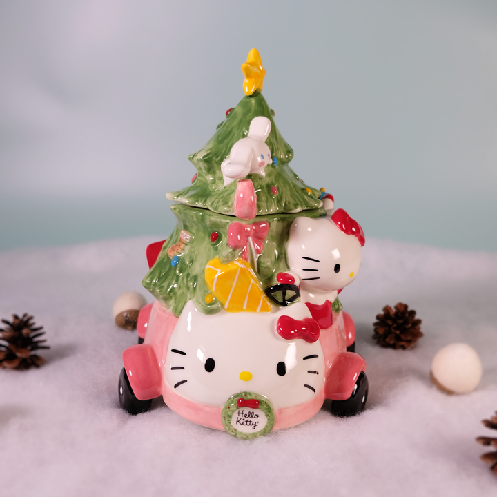 Hello Kitty and Friends Holiday Joy Ride Cookie Jar