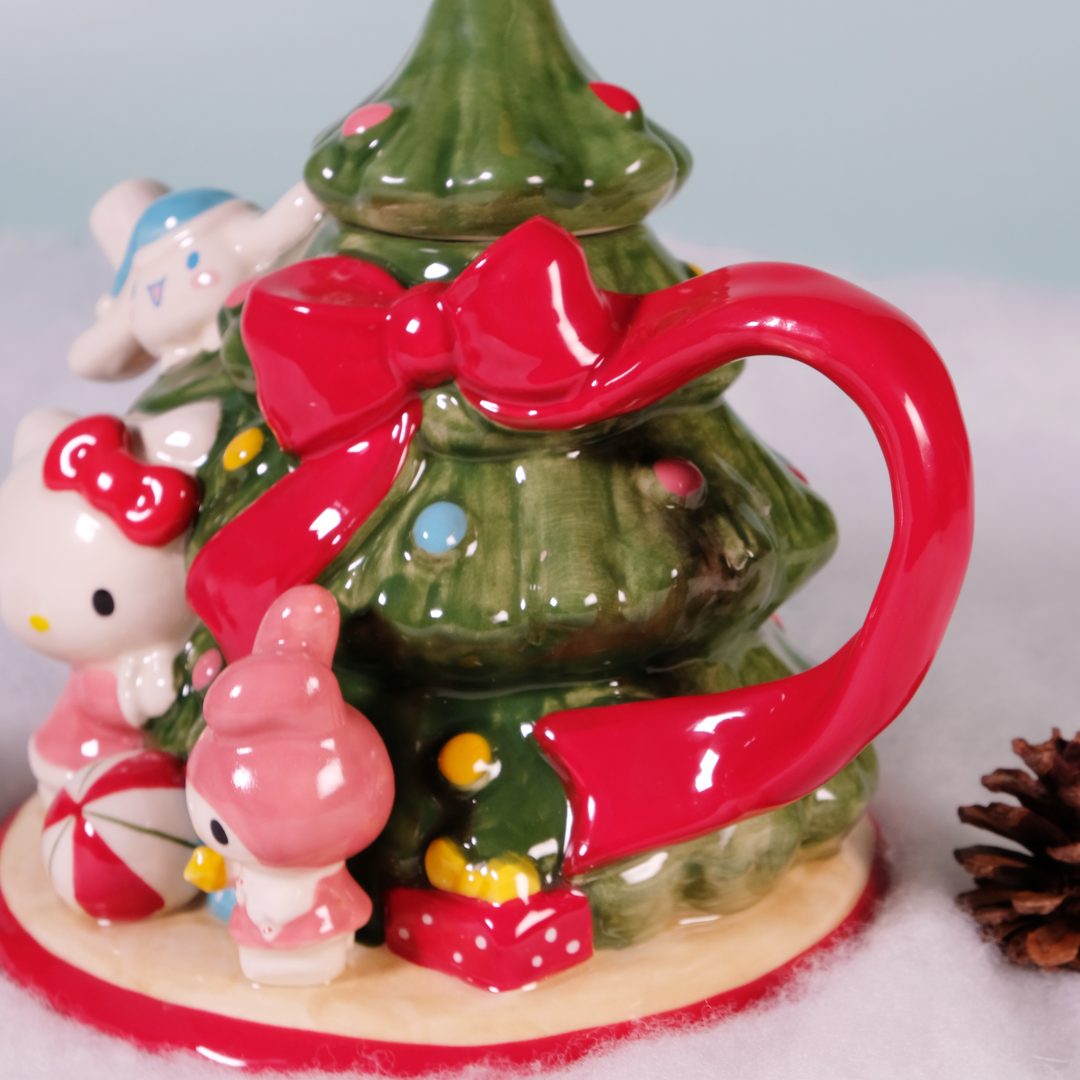 Hello Kitty and Friends Holiday Tree Teapot