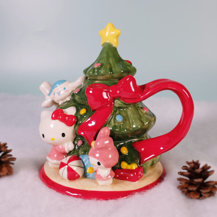 Hello Kitty and Friends Holiday Tree Teapot