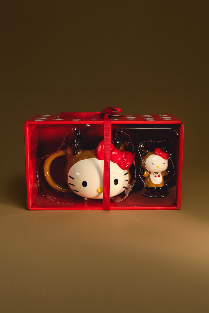 Hello Kitty Figural Mug and Figurine Gift Set