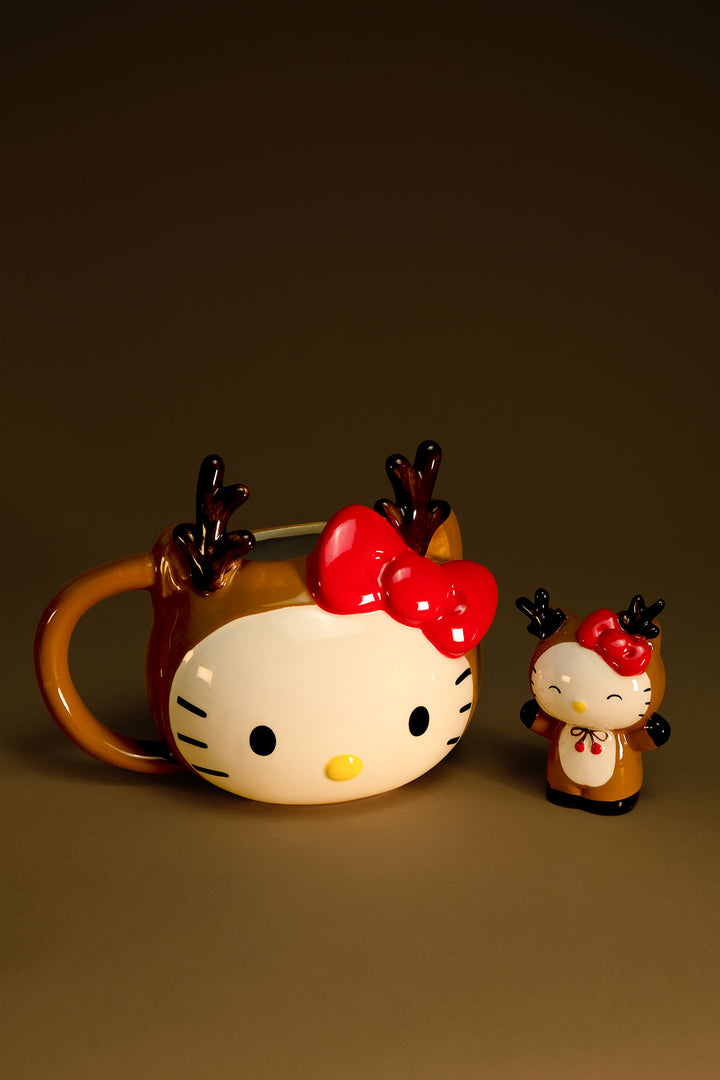 Hello Kitty Figural Mug and Figurine Gift Set