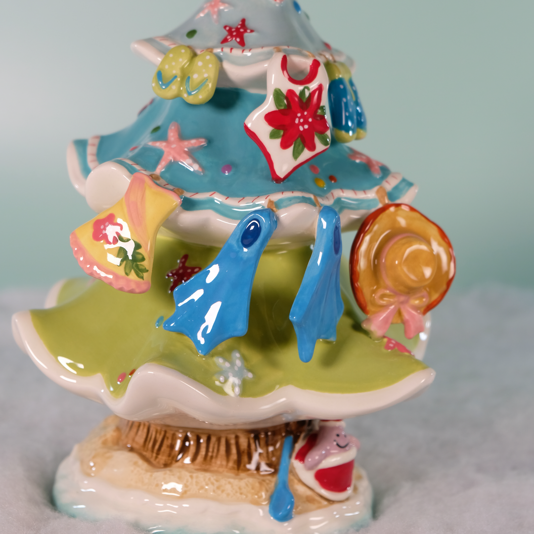 Christmas Beach Tree Figurine