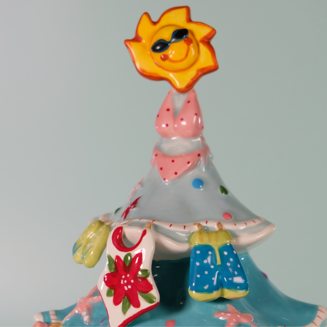 Christmas Beach Tree Figurine