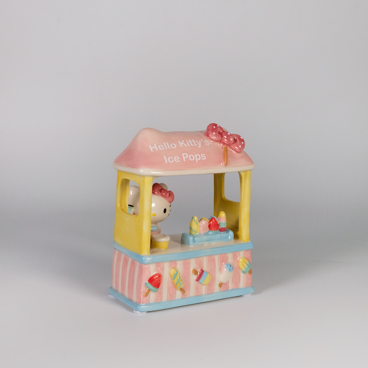 Hello Kitty Popsicle Stand Figurine