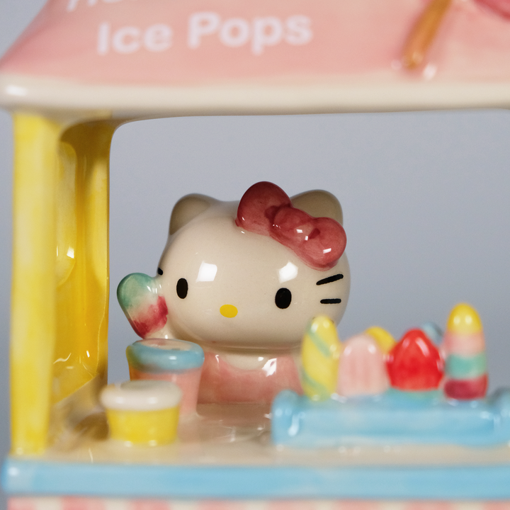 Hello Kitty Popsicle Stand Figurine