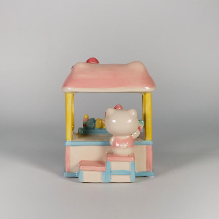 Hello Kitty Popsicle Stand Figurine