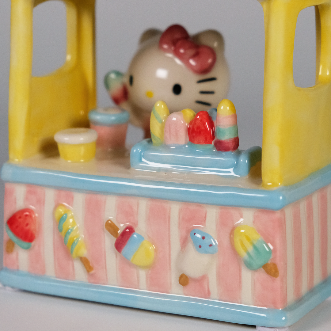 Hello Kitty Popsicle Stand Figurine
