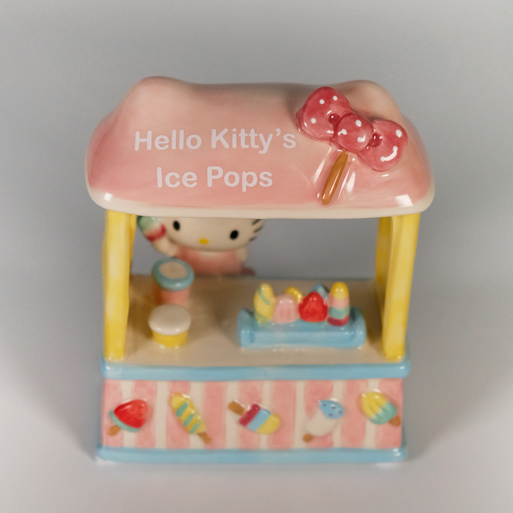 Hello Kitty Popsicle Stand Figurine