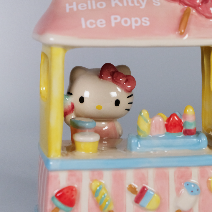 Hello Kitty Popsicle Stand Figurine