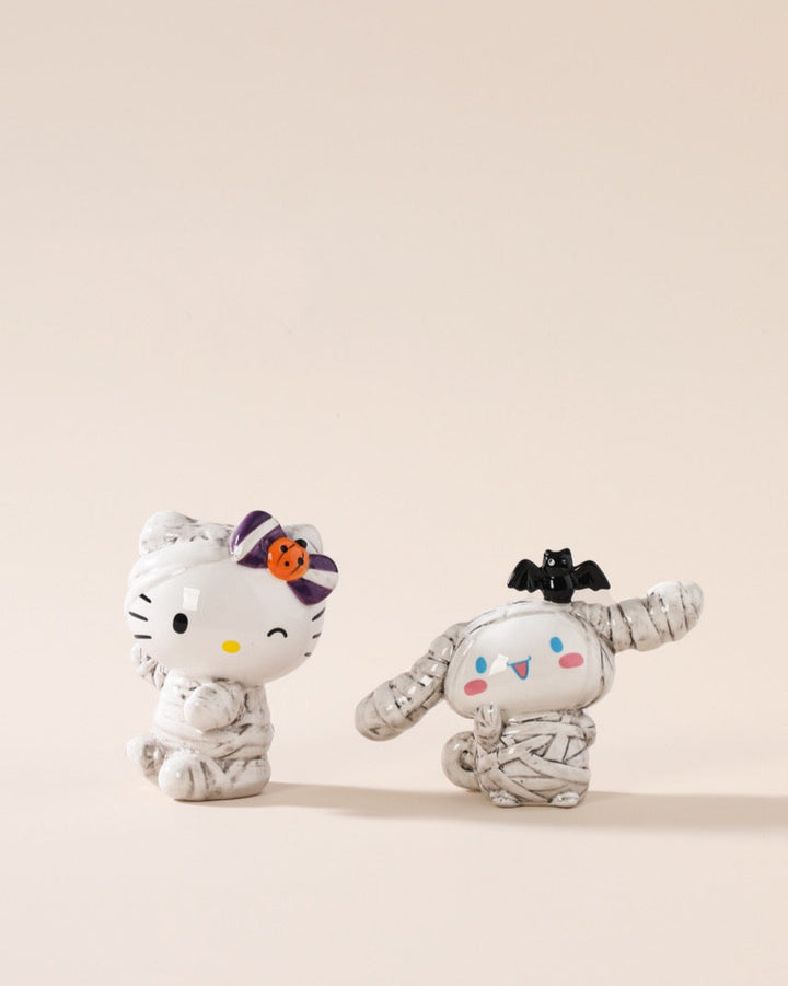 Hello Kitty & Cinnamoroll Mummy Salt & Pepper Shakers