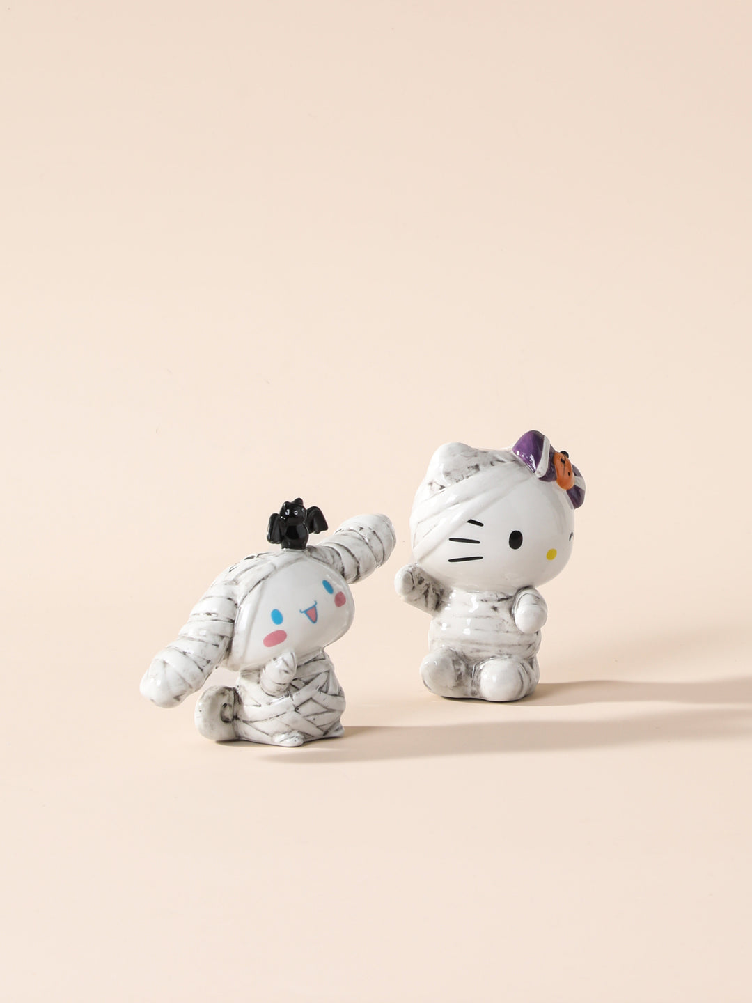 Hello Kitty & Cinnamoroll Mummy Salt & Pepper Shakers