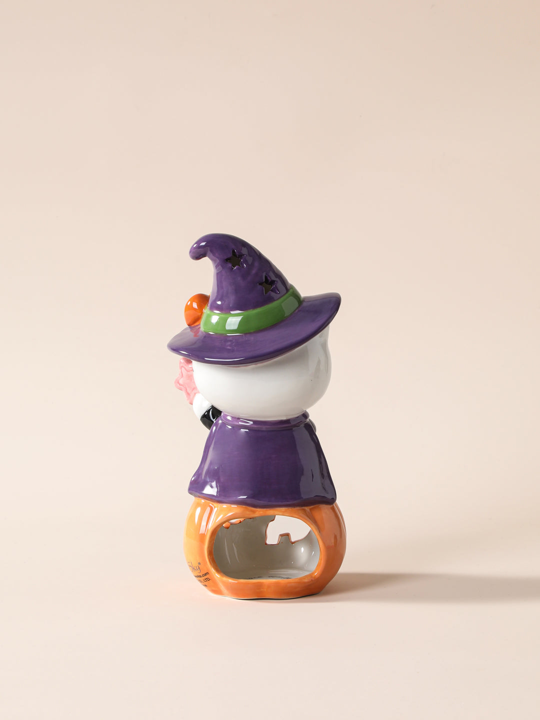 Hello Kitty Witch Pumpkin Candle House