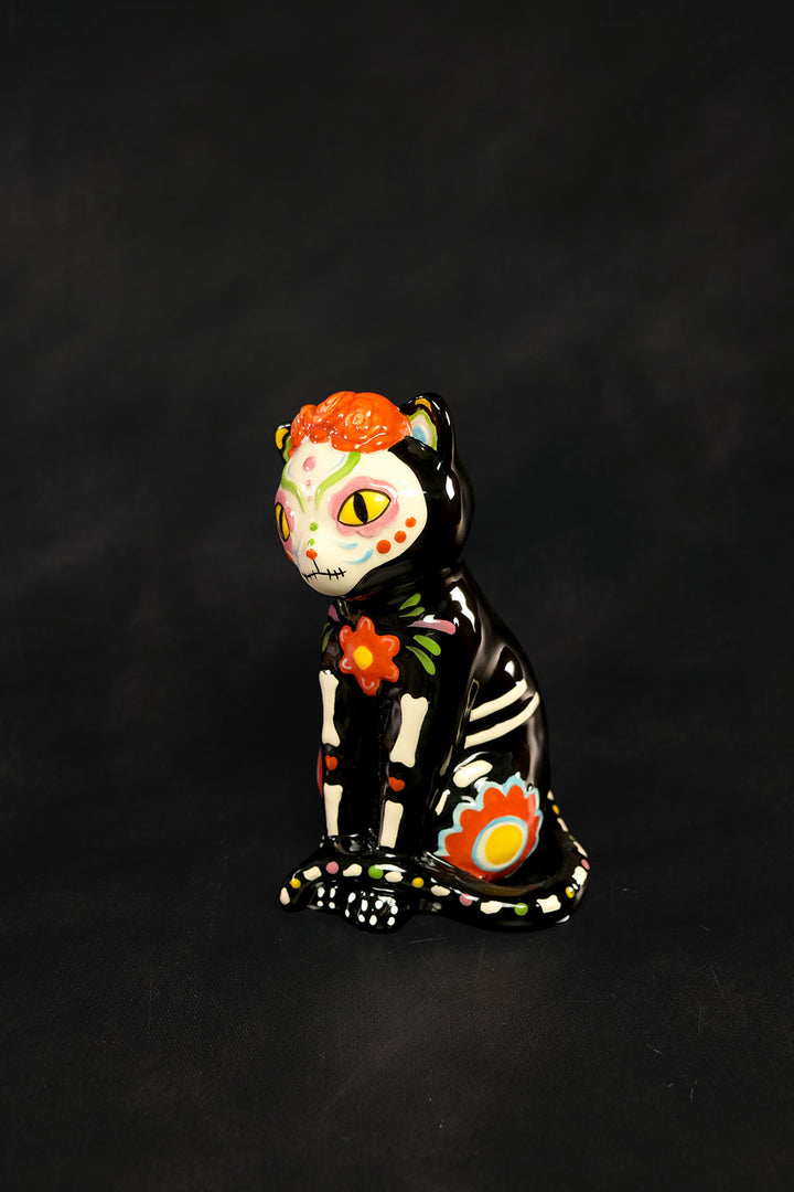 Diandre Day of the Dead Cat Figurine