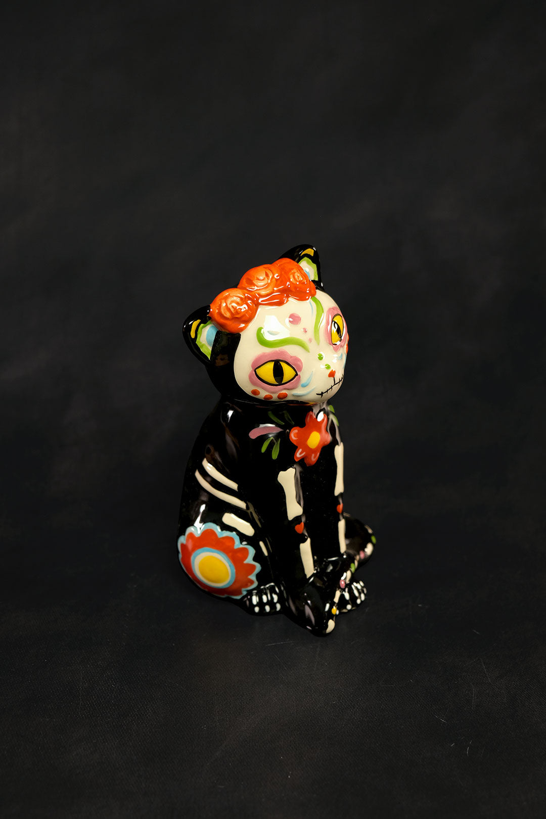 Diandre Day of the Dead Cat Figurine