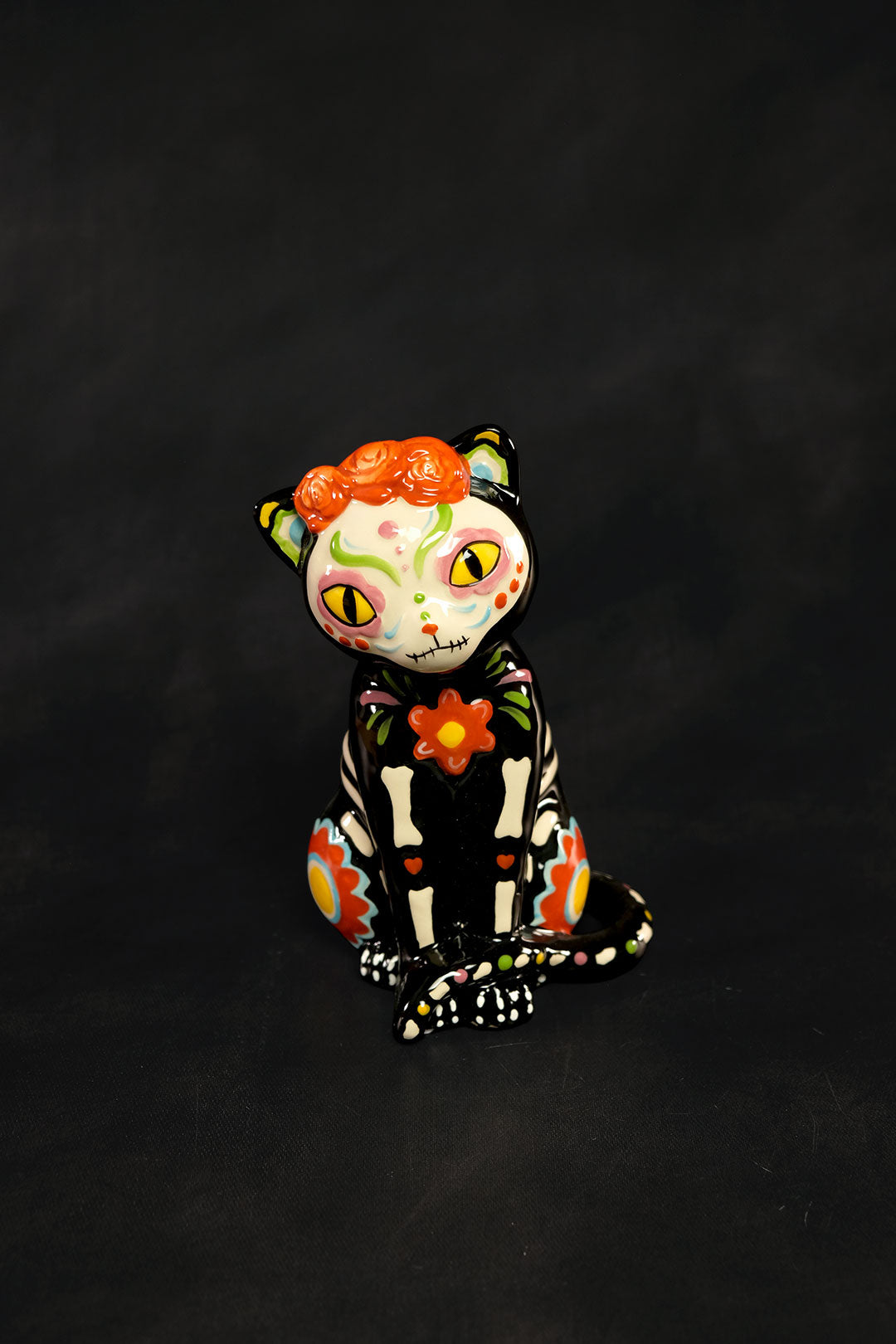 Diandre Day of the Dead Cat Figurine
