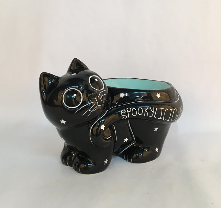 Cat Pedestal Bowl