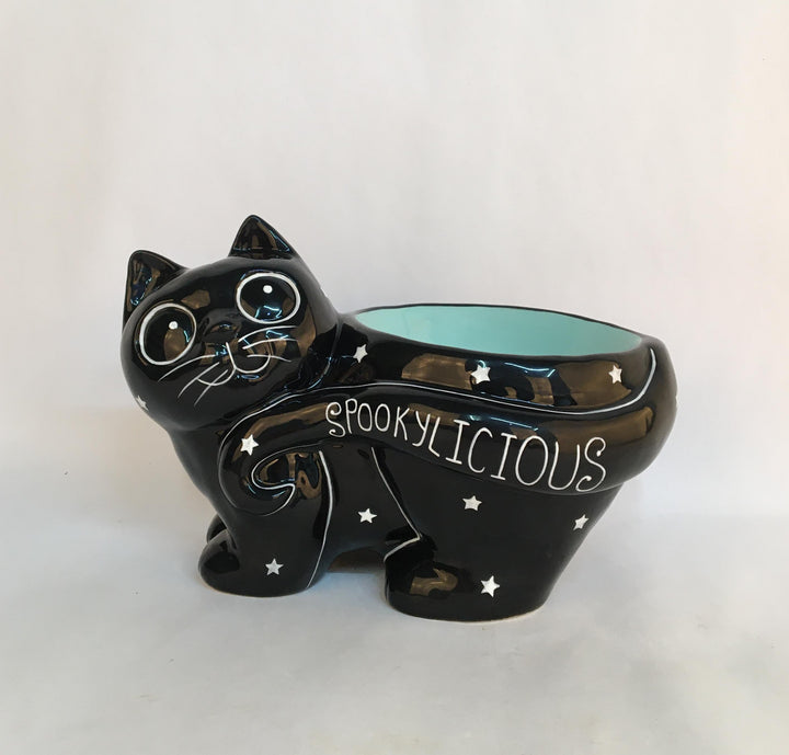 Cat Pedestal Bowl