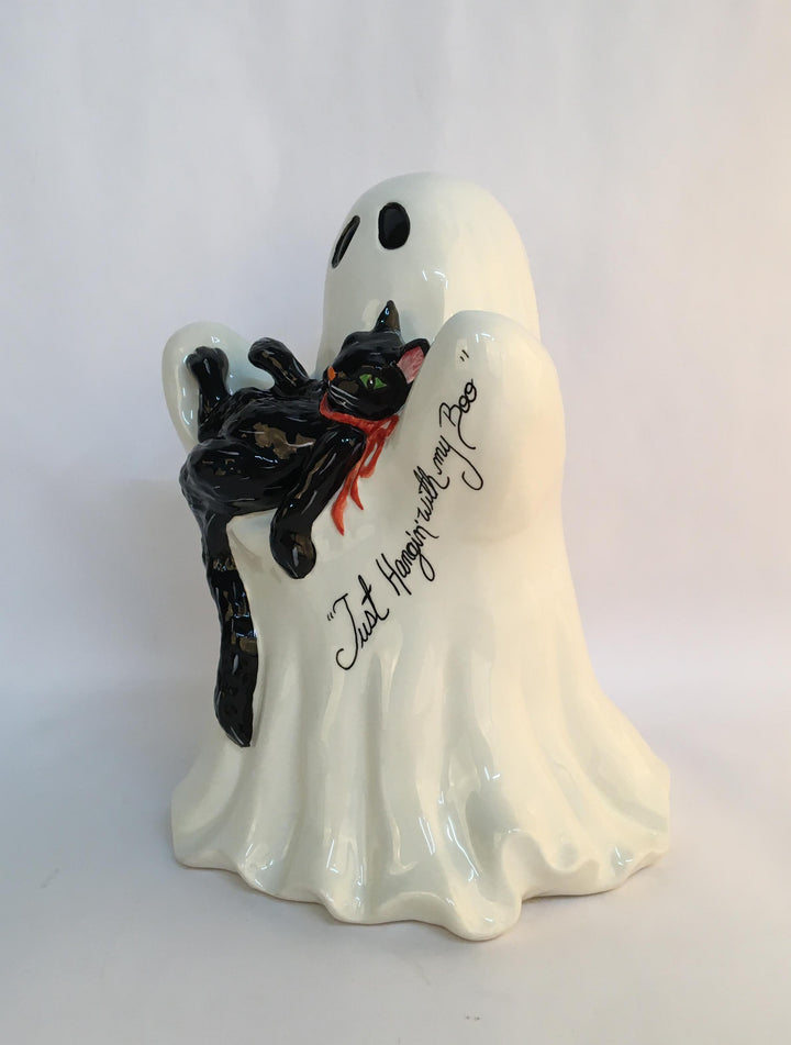 Ghost Cat Figurine