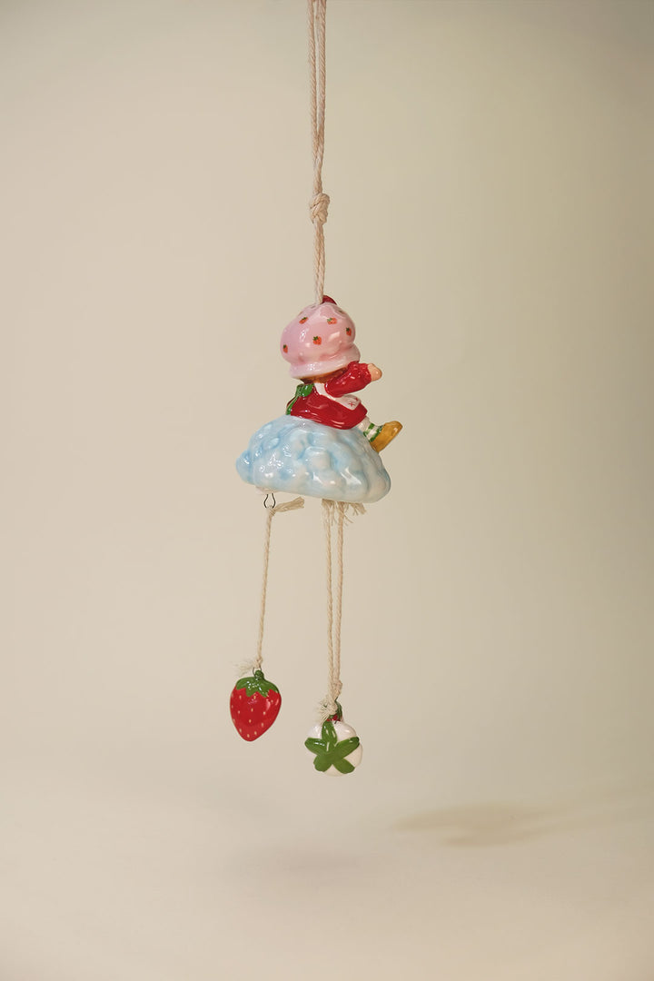 Strawberry Shortcake Glide on a Cloud Wind Chime