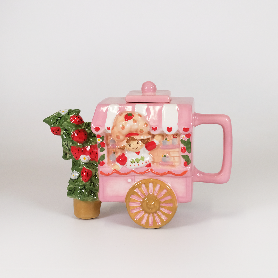 Strawberry Shortcake Teacart Teapot Strawberry Shortcake Teacart Teapot