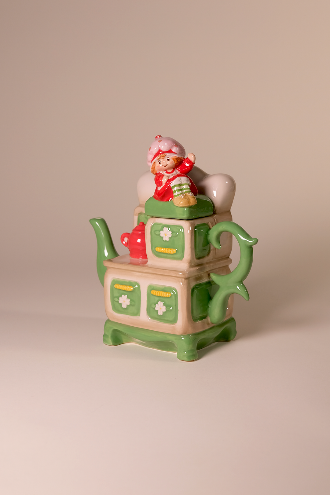 Strawberry Shortcake Tea on the Stove Teapot