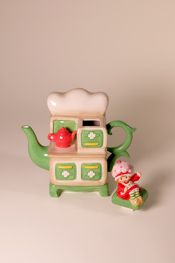Strawberry Shortcake Tea on the Stove Teapot