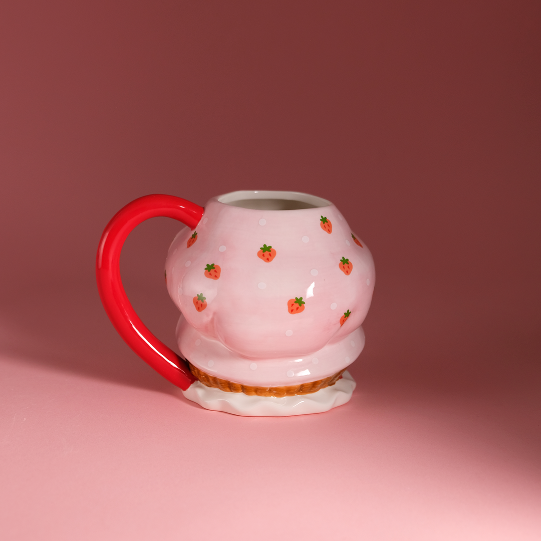 Blue Sky Clayworks Strawberry Shortcake Mug - Thumbnail 3