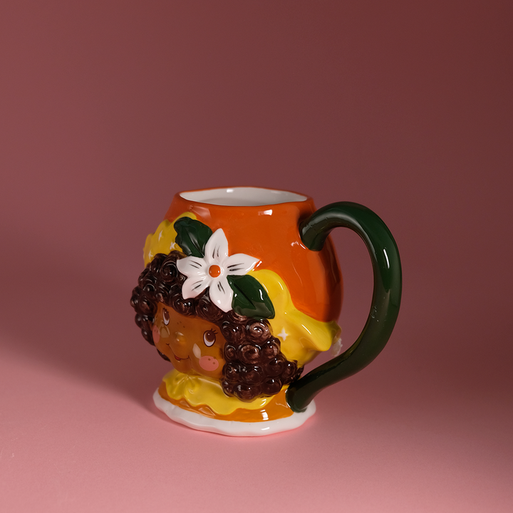 Orange Blossom Figural Mug