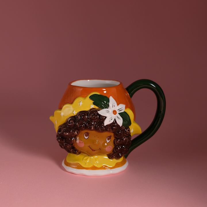 Orange Blossom Figural Mug