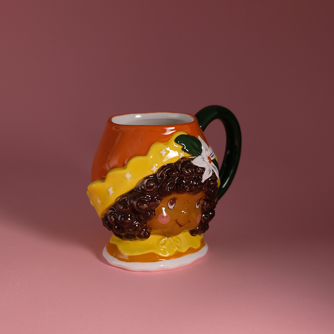 Orange Blossom Figural Mug