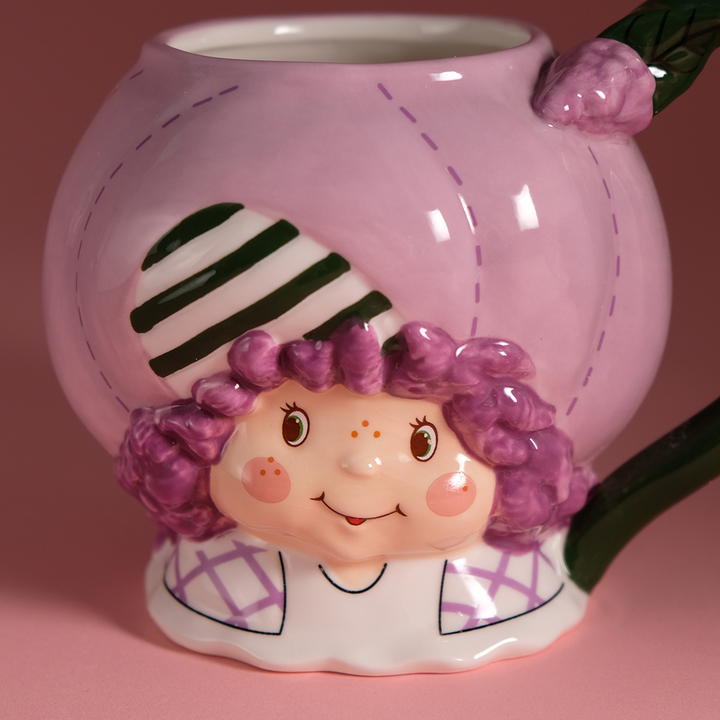 Mug Shaped Like Raspberry Raspberry Tart Figural Mug