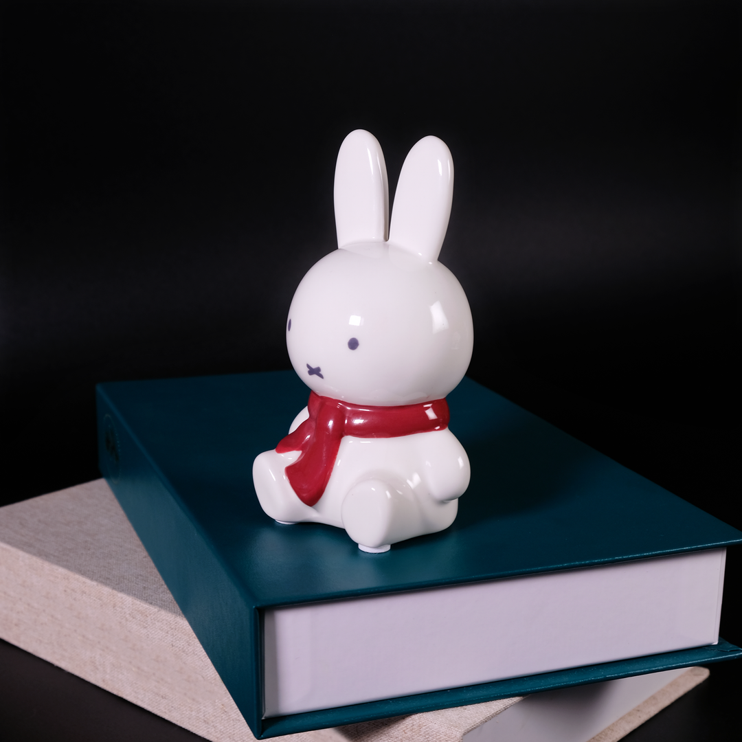 Miffy Snuggle Season Figurine Burgundy